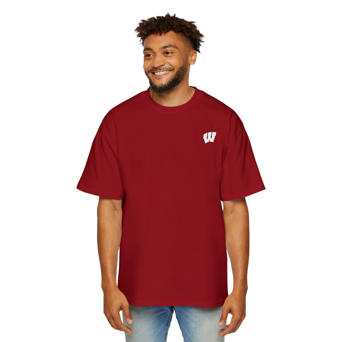 Men's Heavy Oversized Graphic UW Madison Tee