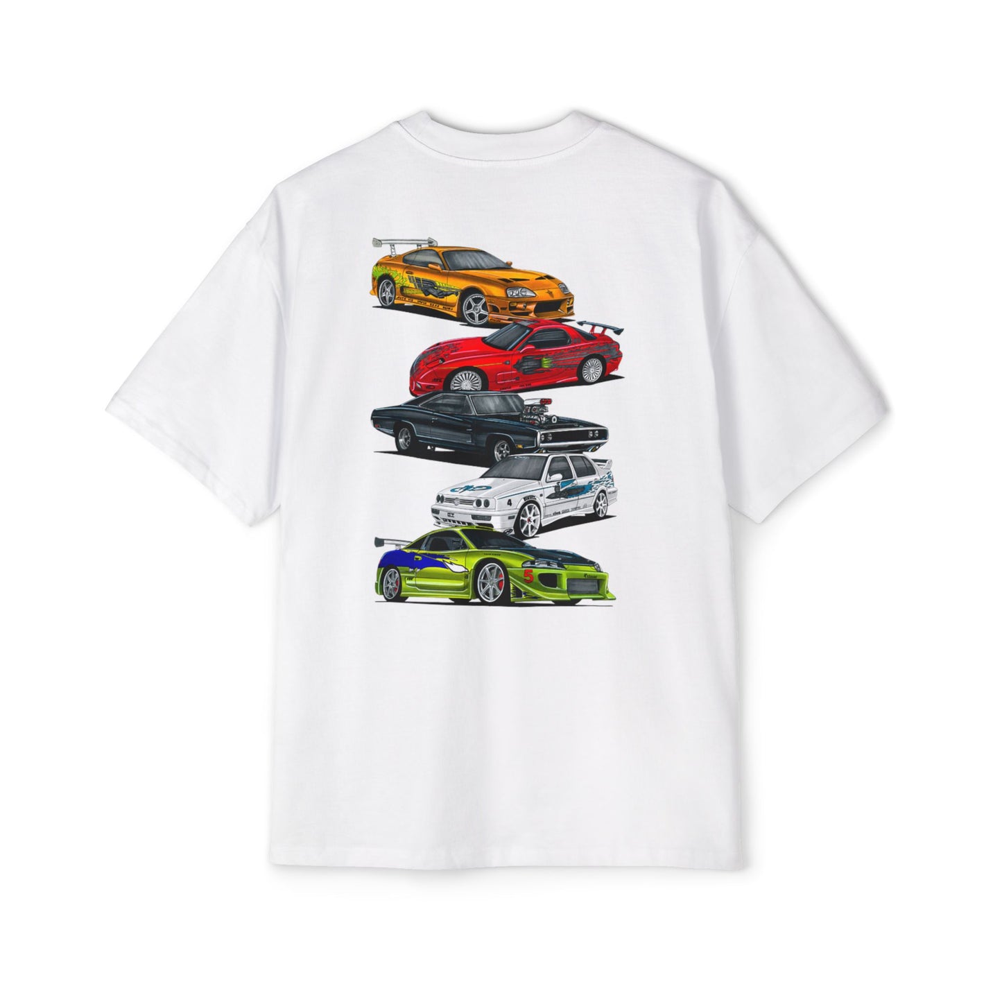 Men's Heavy Oversized Graphic Fast and Furious Tee