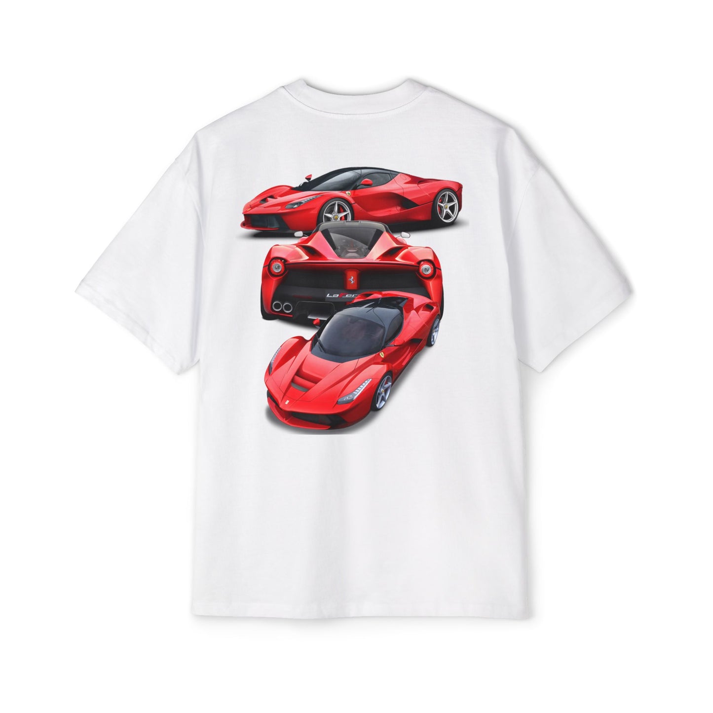 Men's Heavy Oversized Graphic Ferrari Tee