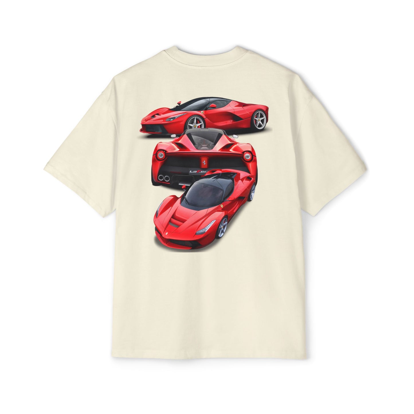 Men's Heavy Oversized Graphic Ferrari Tee