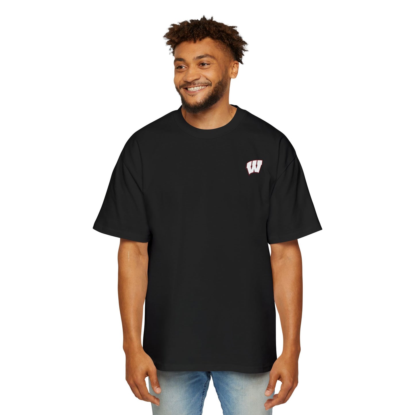 Men's Heavy Oversized Graphic UW Madison Tee