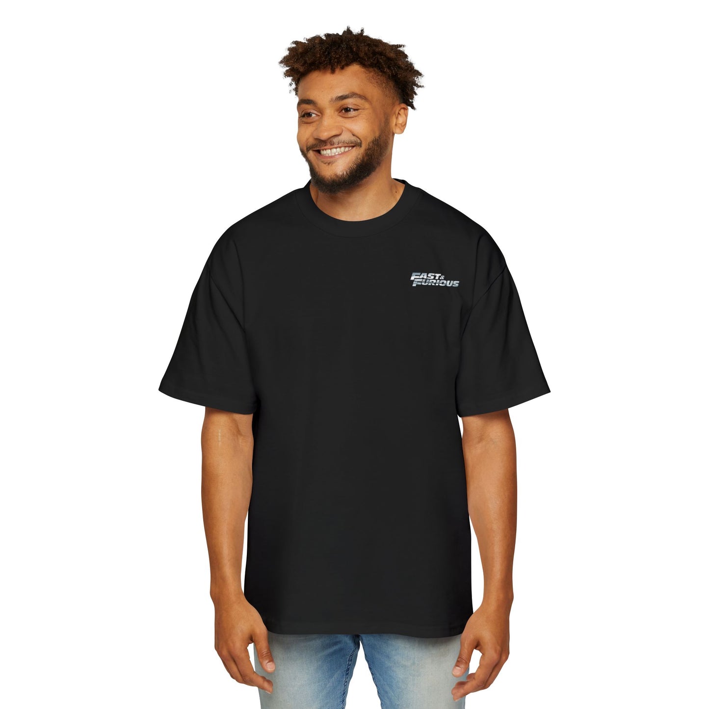 Men's Heavy Oversized Graphic Fast and Furious Tee