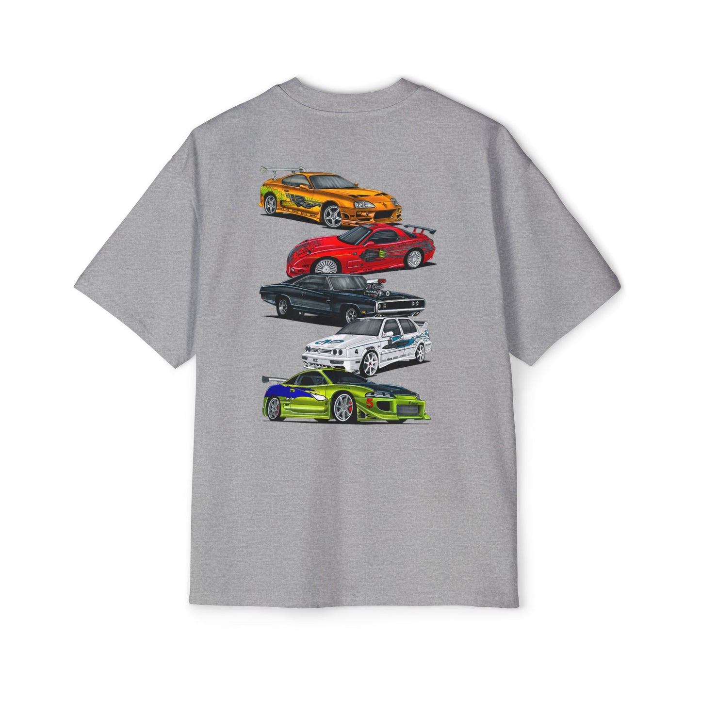 Men's Heavy Oversized Graphic Fast and Furious Tee