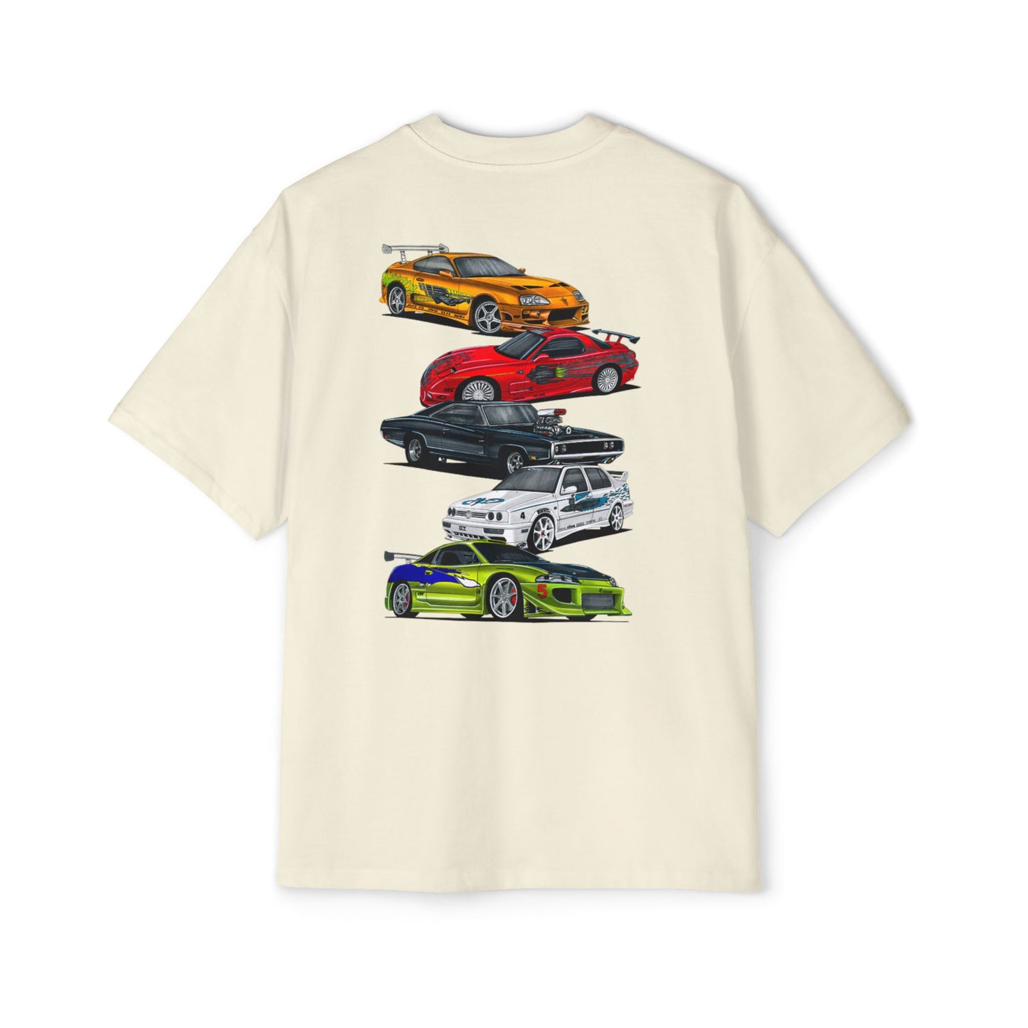 Men's Heavy Oversized Graphic Fast and Furious Tee