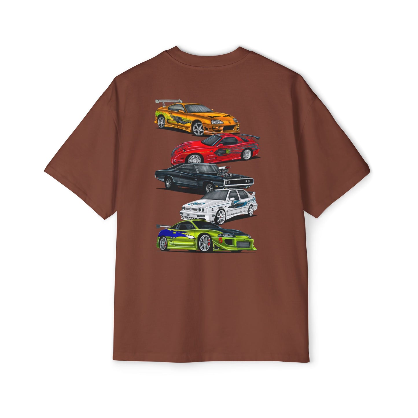 Men's Heavy Oversized Graphic Fast and Furious Tee