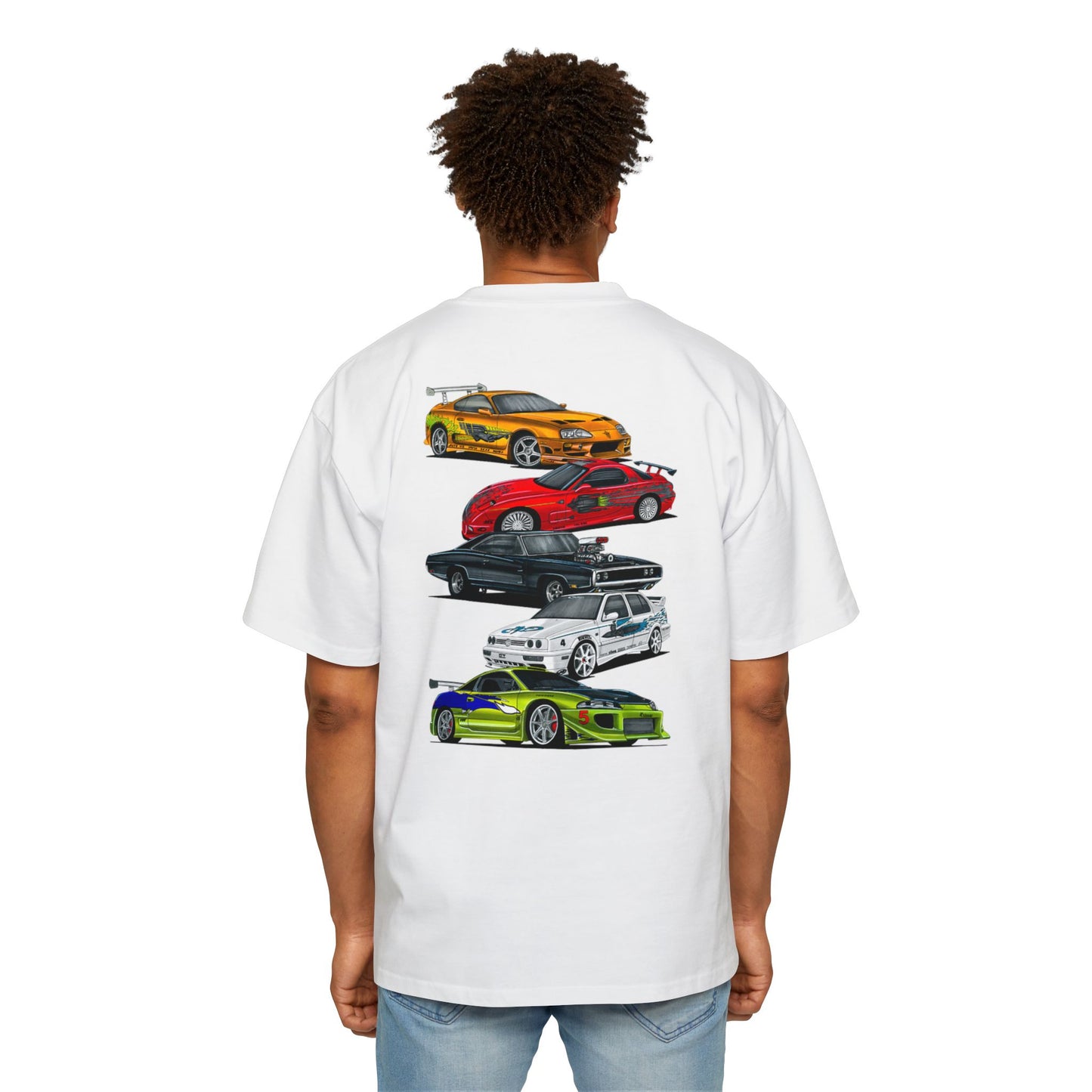 Men's Heavy Oversized Graphic Fast and Furious Tee