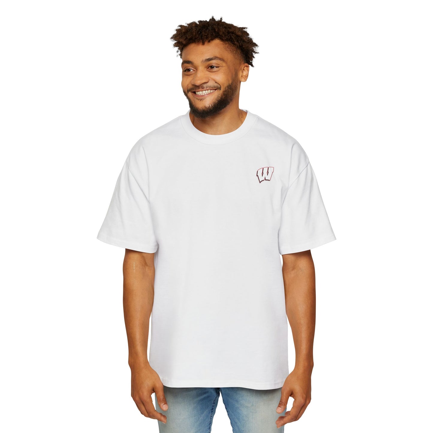 Men's Heavy Oversized Graphic UW Madison Tee