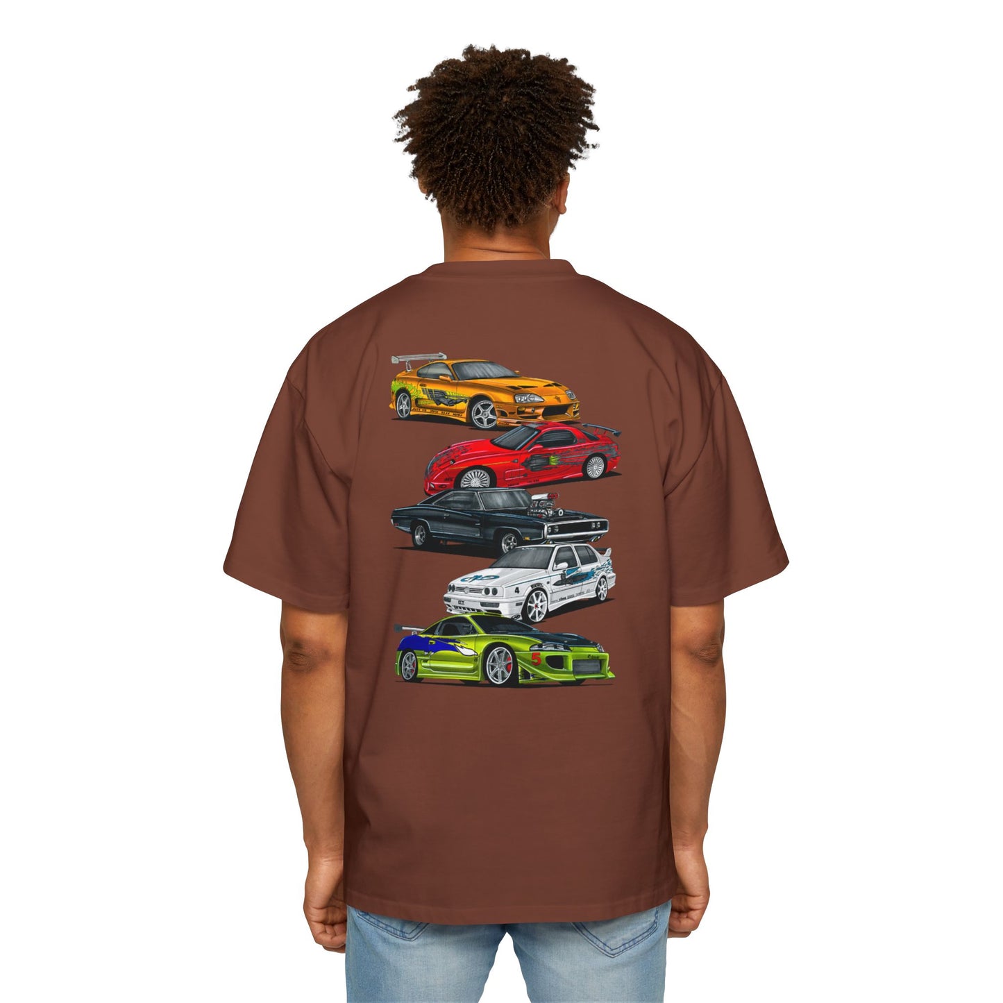 Men's Heavy Oversized Graphic Fast and Furious Tee